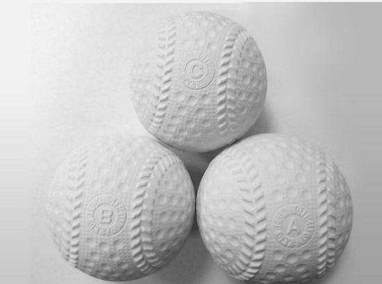 子とも練習球、軟式安全球 A,B,C 