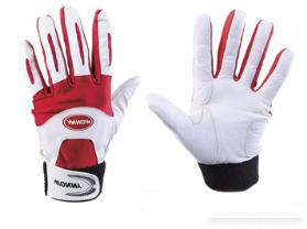 baseball hit the glove